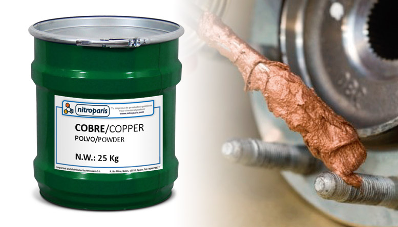 Cobre en polvo para la fabricación de grasas de cobre - Nitroparis